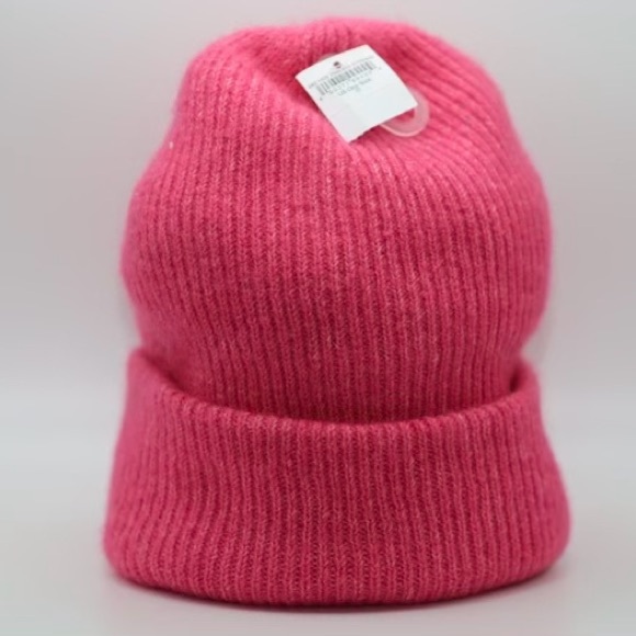 NWT American Eagle Outfitters Pink Beanie With Cuff New! - Picture 1 of 4